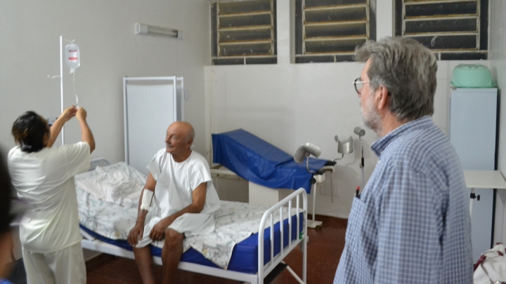 Hospital de São Miguel em pleno funcionamento