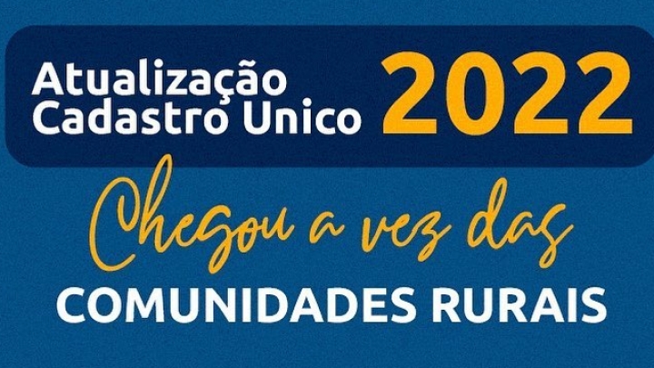 ATUALIZAÇÃO CADASTRAL DO CADASTRO ÚNICO 2022